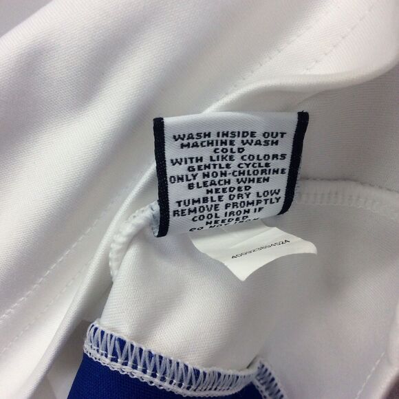 Fila Golf Polo Men’s Size L White Blue Athleisure Sport Performance Casual Beach - Picture 9 of 11